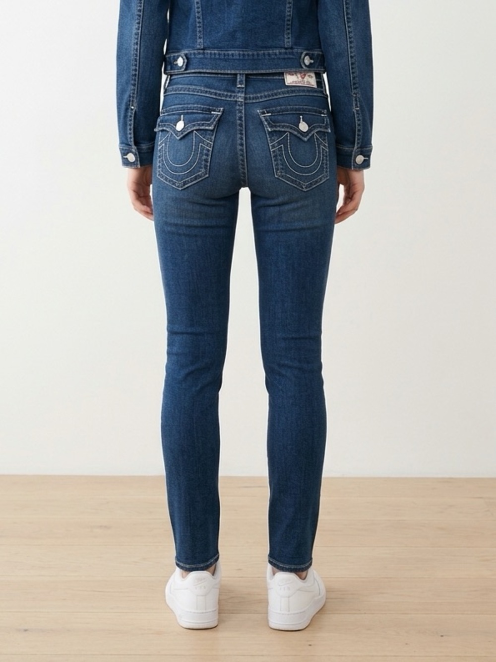 True Religion Dark Blue Skinny Jeans Y2K style | Size 29